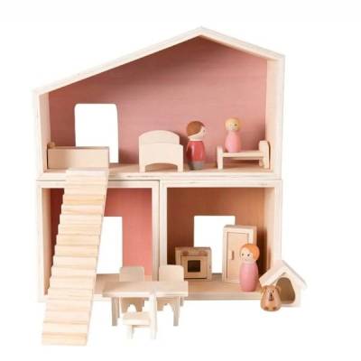 La maison en rondins et ses amis miniatures(dupliqué)