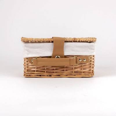 Service à thé Forêt en métal avec panier en osier