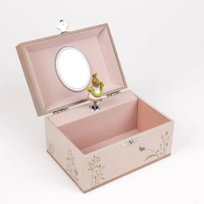 Boîte à bijoux musicale Lapin et Coccinelle