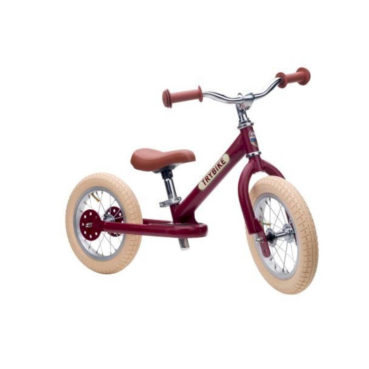 Draisienne Trybike 2 roues vintage rouge