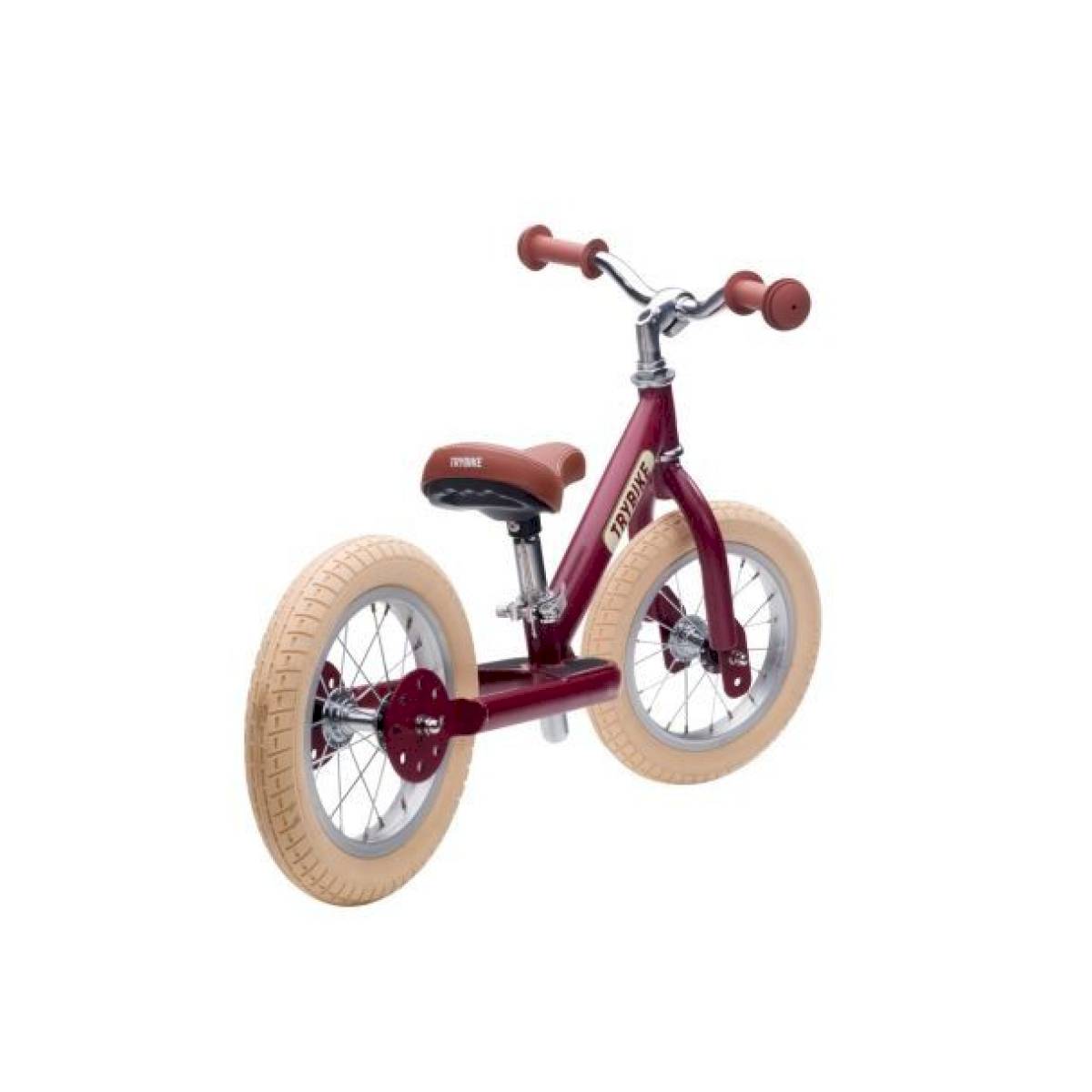 Draisienne Trybike 2 roues vintage rouge