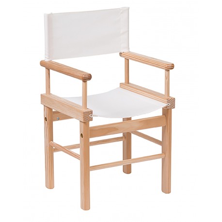 Fauteuil metteur en scène naturel personnalisé