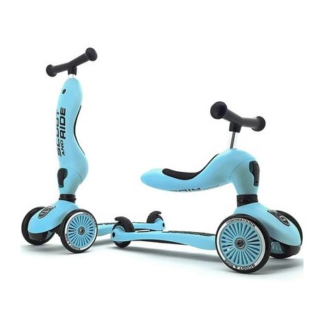 Trottinette 2 en 1 Scoot and Ride bleu myrtille