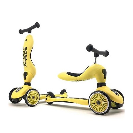Trottinette 2 en 1 Scoot and Ride jaune citron Trottinette 2 en 1 Scoot and Ride jaune citron