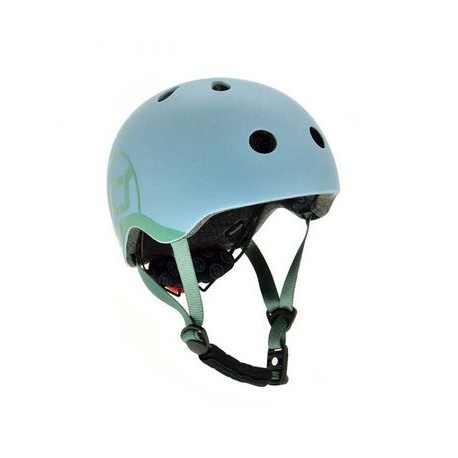 Casque Scoot and Ride bleu acier