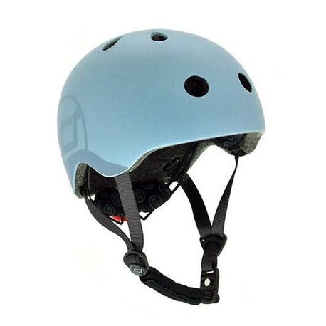 Casque Scoot and Ride bleu acier